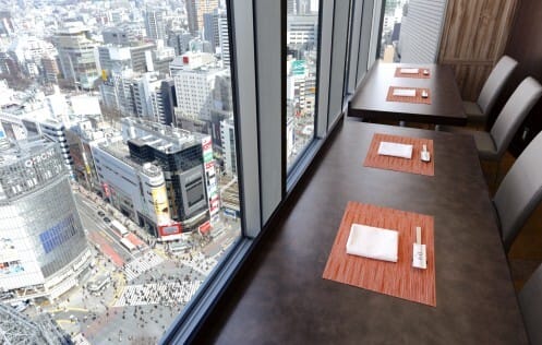 엑셀 호텔 도큐에서 본 시부야 뷰