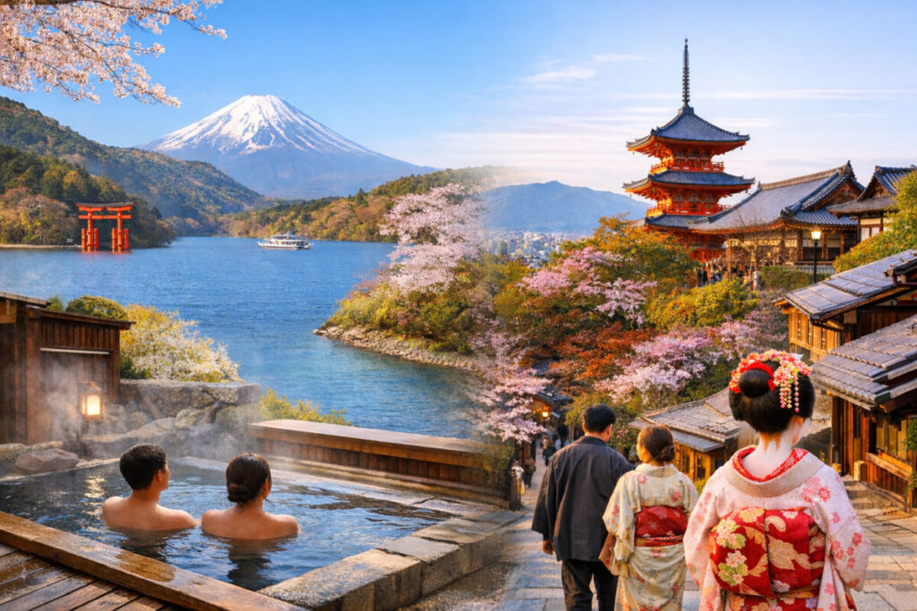 일본 소도시 여행 이미지