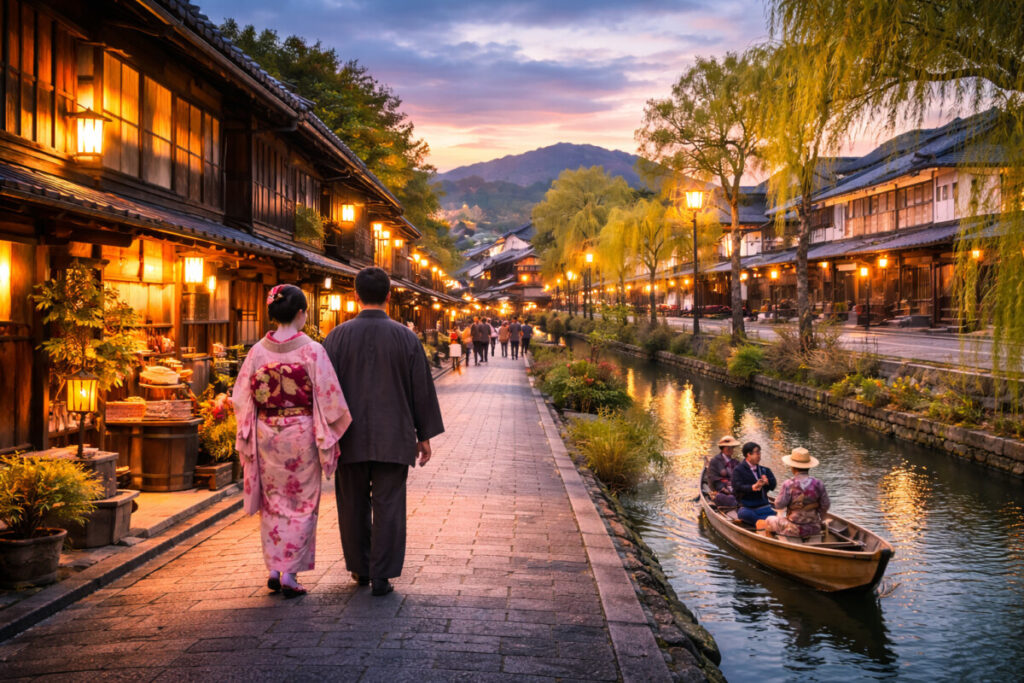 일본 전통마을 여행 이미지
